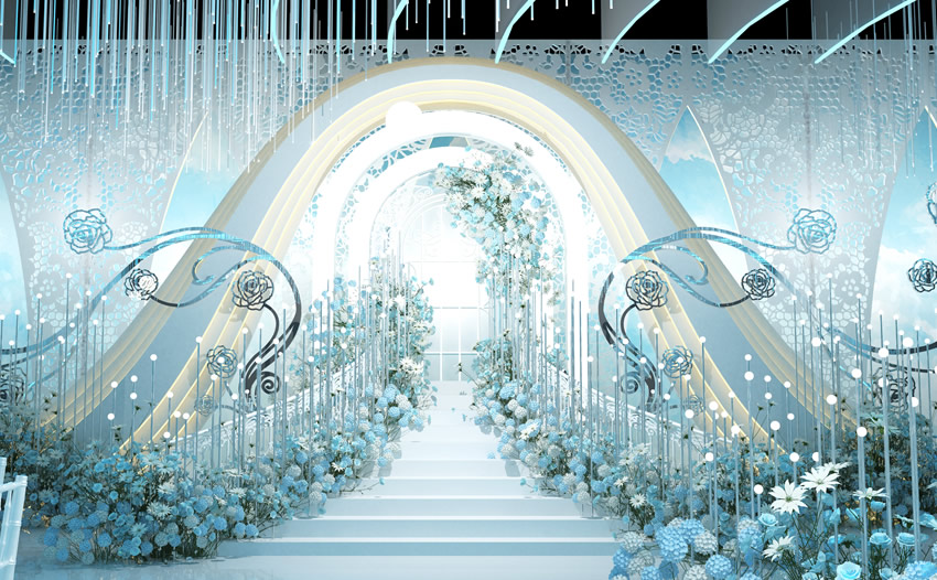 常山釡香烙馍村水晶厅效果展示